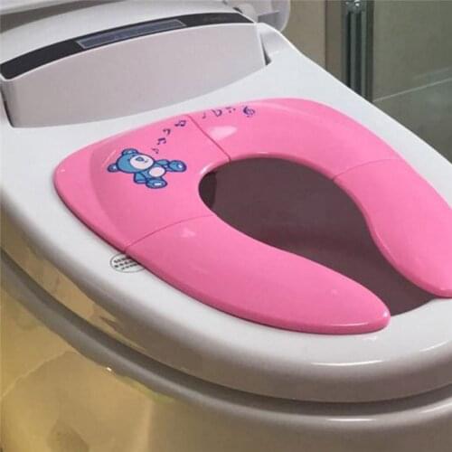 Baby Travel Folding Potty Seat toddler portable Toilet Training seat children urinal cushion children pot chair pad /mat