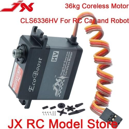 JX SERVO Ecoboost CLS6336HV 7.4V 36KG Large Torque 180Degree CNC Digital Coreless Servo for RC Models PARTS CAR Helicopter Accs
