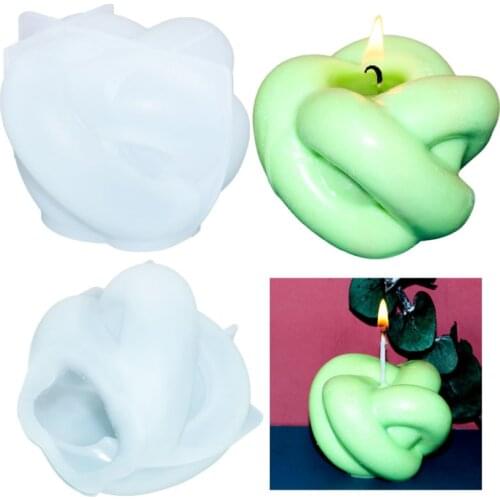 Creative Spherical Aroma Candle Mold Soft Silicone Mold DIY Homemade Geometric Candle Making Supplies Resin Molds