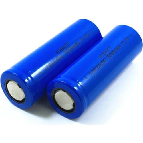 3.7V 22650 Li-ion Battery 3000 mAh ICR22650 ion Rechargeable Lithium For Speaker LED flashlight Torch