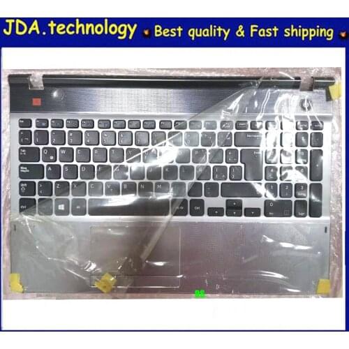 Wellendorff New/orig palmrest topcase for SAMSUNG NP550P5C 550P5C German GER keyboard upper cover touchpad RU layout