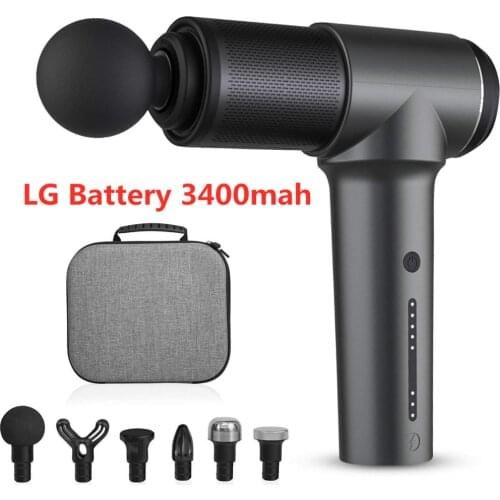 New arrival High quality cordless fascia massage gun muscle Body deep tissue vibration massage gun