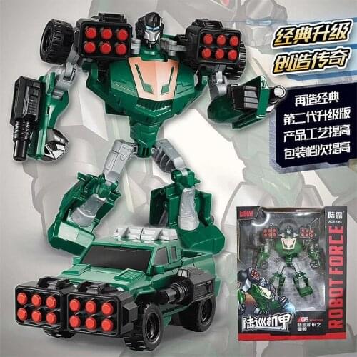 New Patrol Mecha Alloy Edition Transformation King Kong Toy Action Figure Car Doll Model Children’s Gift