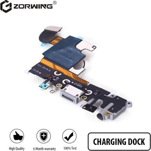 1 PCS Charging Port Dock USB Connector Flex For iPhone 5 5S 6 6S 7 8 Plus Headphone Audio Jack Microphone Flex cable