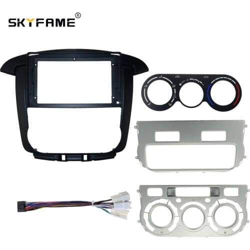SKYFAME Car Radio Fascia for TOYOTA INNOVA AVANZA 2011-2014(AT AC) Stereo Android Dashboard Kit Face Plate