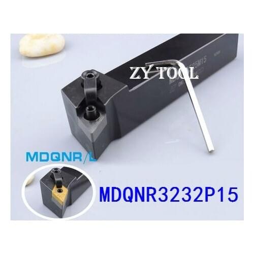 MDQNR3232P15 32*32*170mm Metal Lathe Cutting Tools,CNC Turning Tool,Lathe Machine Tools, External Turning Tool Type MDQNR/L