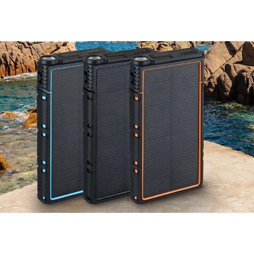 GGX ENERGY 15000mah IP67 100% Waterproof Portable Solar Battery Phone Charger for Camping