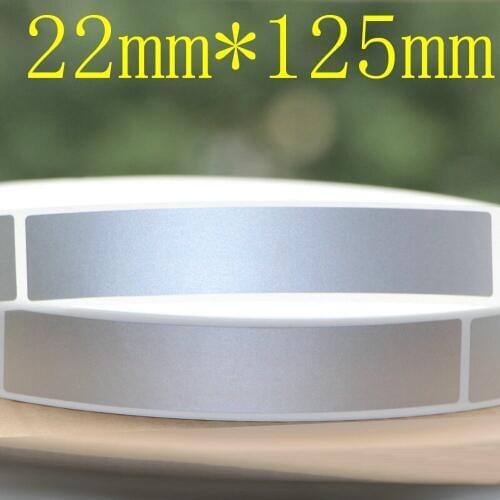 High Quality Scratch Off Sticker 500Pcs 22*125mm Long Size Silver Color Blank For Secret Code Cover Home Game Wedding