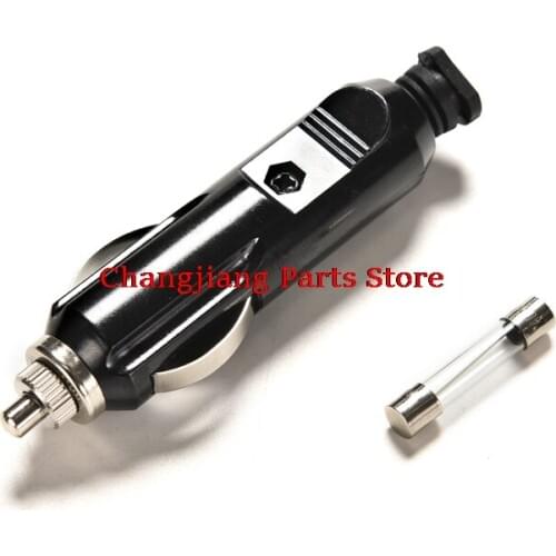 1Pc New Hot Sale 12/24V 180W Replacement Car Cigarette Lighter Power Plug DC Adapter Charger+15A Fuse Connector
