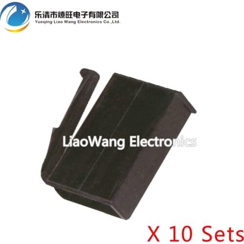 10 Sets 3 pin Automotive Connectors Black harness connector with terminal DJ7032-2.8-21 3P
