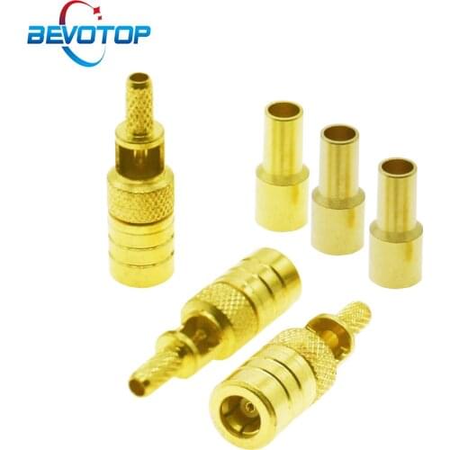 10pcs/lot SMB Female Jack Straight RF Coaxial Soldering Wire Connector
