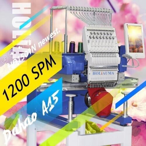 3 Years Quality Warranty!!!Like Brother/Tajima computerized embroidery machine HO1501N 450*650mm single head embroidery machine