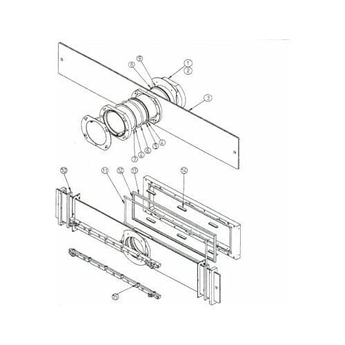 3035487 SEAL PLATE A for Sodick EDM , 3034651 SEAL PLATE B for Sodick AQ600L, Sodick EDM parts
