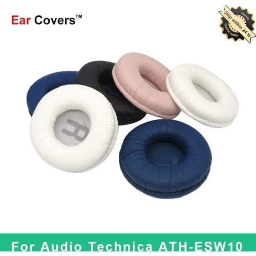 Ear Pads For Audio Technica ATH ESW10 Headphone Earpads Replacement Headset Ear Pad PU Leather