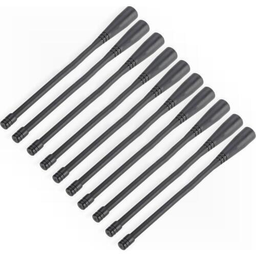 FFYY-10 PCS SMA-Female UHF/VHF 36-174/400-520 MHz Antenna for BaoFeng UV-5R UV-82 GT-3 Two Way Radios