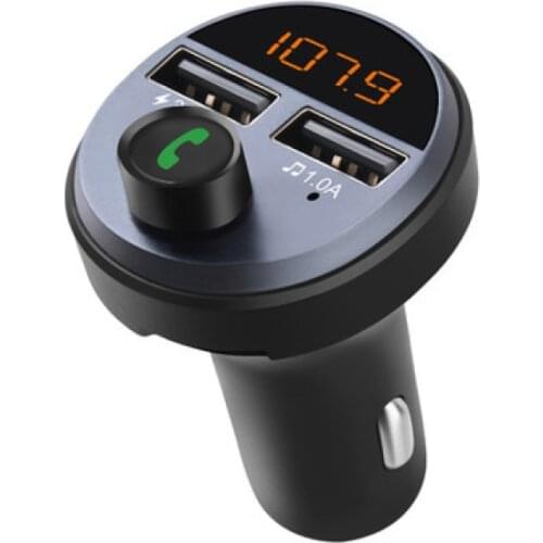 Car MP3 Bluetooth-compatible hands-free phone Car Bluetooth-compatible car plug card MP3 player car charging