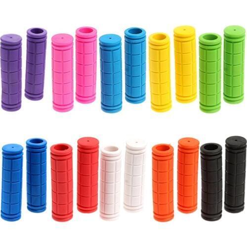 BMX MTB Cycling Mountain Bicycle Scooter Bike Handle Bar Rubber Soft End Grip