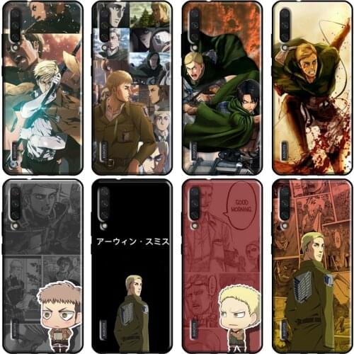 Smith Erwin Attack on Titan Case For Xiaomi Mi 10T Pro 9T Mi Note 10 Lite Mi 11 9 Coque For POCO X3 F2 Pro M3 Case