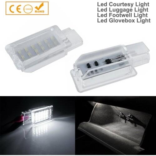 For Cadillac GMC LED Footwell Trunk Luggage Under Door Light GloveBox Lamp ATS CT6 SRX XTS Acadia Limited Terrain Car Accessorie