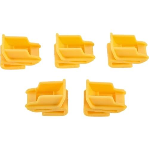 Yetaha 5Pcs Car Bumper Leaf Board Fender Connection Fixed Clip Clasp For Nissan Qashqai Teana X-Trail Cedric Plastic Fasteners