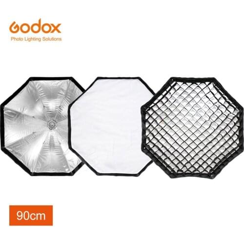 Godox AD-H9 90cm / 35.4 Inch Octagon Umbrella Softbox with Grid for Godox Mount AD600 AD600M
