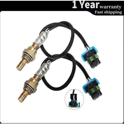 2pcs 4 Wires Oxygen Sensor Lambda Downstream Rear For Chevrolet Express 1500 2500 3500 GMC Savana 1500 2500 3500 234-4243
