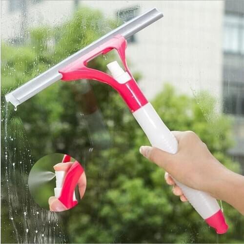 Multifunctional Convenient Glass Cleaner Spray Type Cleaning Brush Good Helper Washing Windows of Car HFing