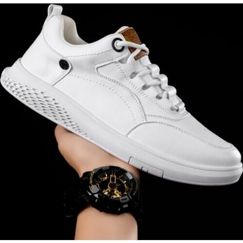 Men Shoes Breathable Autumn lace up comfortable Casual Shoes Outdoor Men Sneakers Korean Version White Shoe