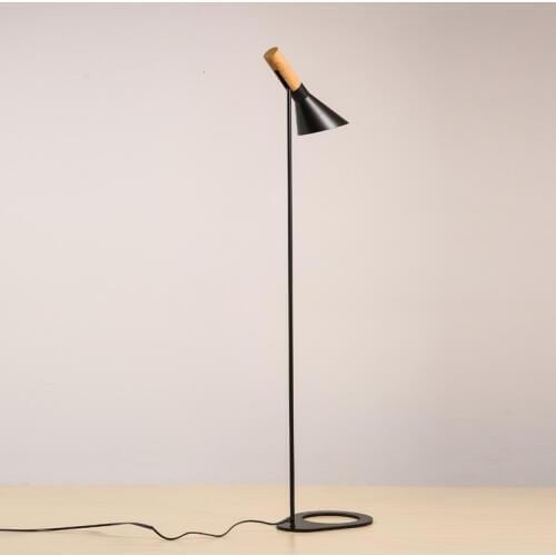 Nordic Aj Design Floor Lamp Black White Metal Stand Lamp lampara pie