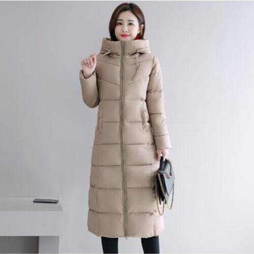 Brieuc 2019 Winter Jacket New Fashion Women Down jacket Slim Large size Hooded Jacket Students Women Thick Warm Cotton Outwear