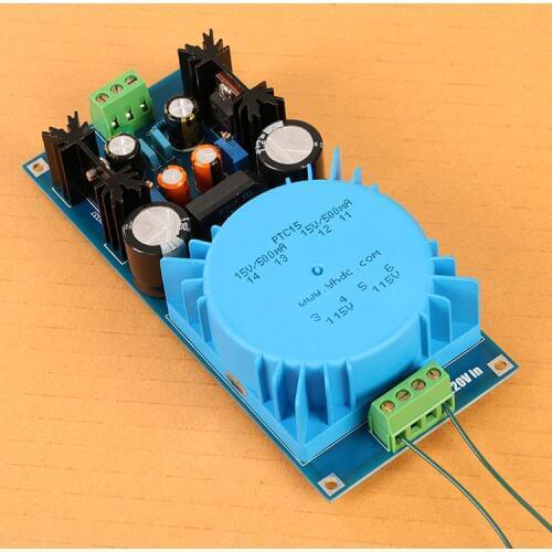 DIY suit LM317 / LM337 transformer output adjustable voltage regulator circuit board