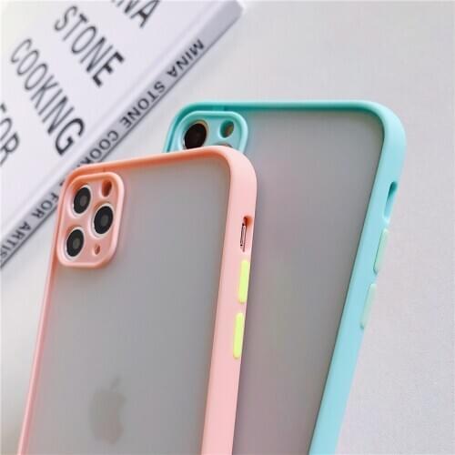 LECAYEE iPhone 11 Pro Camera Protection Phone Case iPhone X XR XS Max 7 8 Pus 6s 6 SE 2020 Super Anti Knock Back Cover