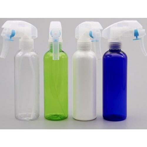 Transparent Blue 200ml 24pcs Plastic Empty Spray Bottle Water Mist Sprayer Haircut Salon Barber Sprayer Hair Hairdressing Tool