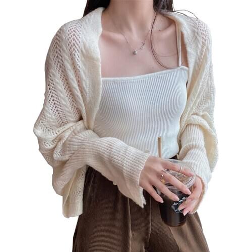 Spring-Autumn Women Knitted Shrugs Scarf Solid Hollow-Out Button Shawl Wraps Pashmina Rectangle Sjaals Bufandas Mujer Echarpe