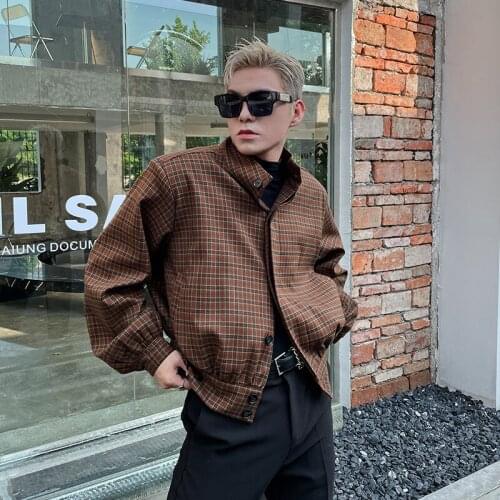 Мужские короткие куртки SLACTION China At AliExpress