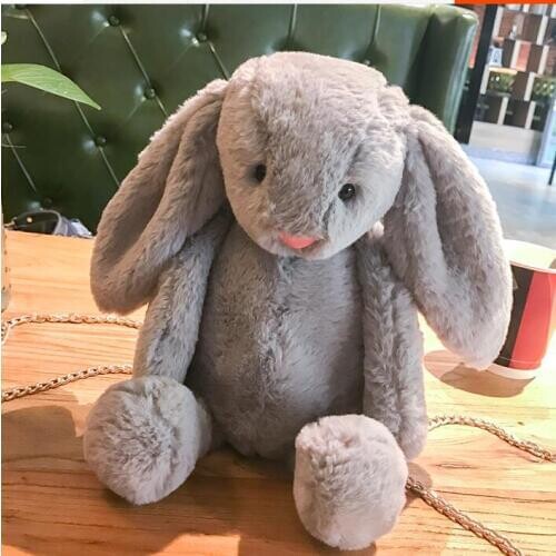 2021 Play Dead Rabbit Clutch Bag Artificial Rabbit Fur Bag Rabbit Bag Chain Messenger Shoulder Bag Plush Handbag