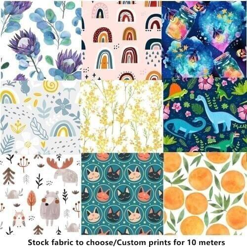 Asenappy new coming printed fabric for baby reusable cloth diaper, BPA free waterproof fabric PUL for cloth sanitary pads