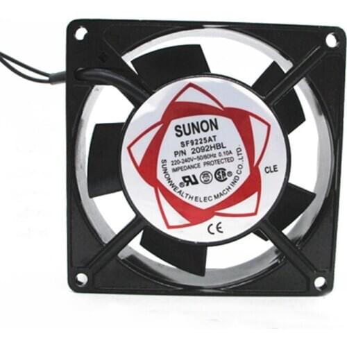 1pcs Copper wire cooling fan 220V 9cm/2092HBL axial fan double ball