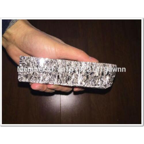 High Quality bismuth ingot 1000g metal ingot High Purity 99.99% free fast shipping by DHL or EMS