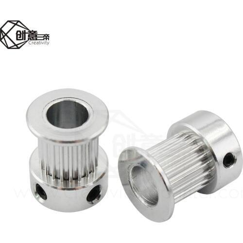 3D Printer Parts Bore 5/6.35/8 mm 2GT-20T Synchronous Wheel Pulley Timing Nbelt Pulley GT2 Synchronous Round Pulley Gear