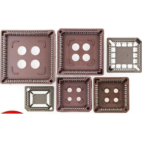 10PCS PLCC IC socket PLCC32 PLCC44 SMD DIP 32/44 Pin PLCC Socket adapter