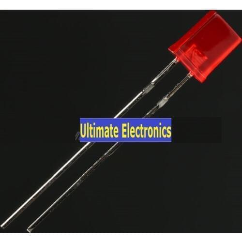 1000pcs 2*5*7MM Square LED Lamp high light green/Emerald green/Red/Yellow/Blue