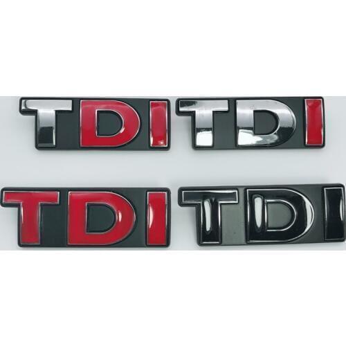 10pcsxMetal TDI Car Front Grille Grill Emblem Badge Logo