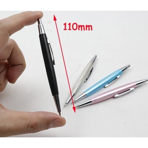 3pcs Metal Mini Mechanical Pencil 0.5/0.7mm High Quality Automatic Pencil for Painting and Writing School Supplies Send 1Refill
