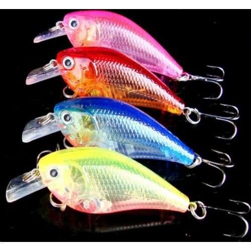 4Pcs Crankbait Wobbler Fishing Lure Hard Plastic Lure Isca Fishing bait Wobblers