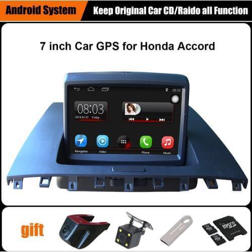Android 7.1 Upgraded Original Car multimedia Player Car GPS Navigation Suit to Honda Accord 2003-2007 Support WiFi