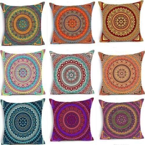Ethnic style bohemian linen linen cotton linen pillowcase cushions For Home Sofa