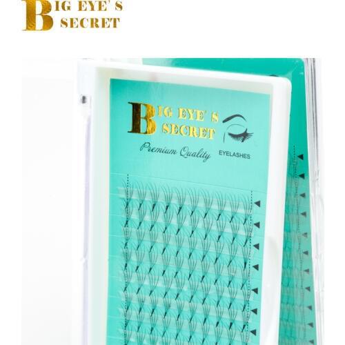 Big eyes secret 4D Russian Volume Premade Fans Individual Clouds Eyelashe Extensions 0.07 C Curl False Mink Eye Lashes