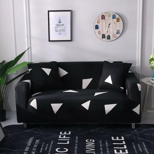 Elastic Chair Sofa Protector Cover for Living Room Decor Geometric Sofa Covers Sectional Couch Slip Covers Corner Sofa Slipcover