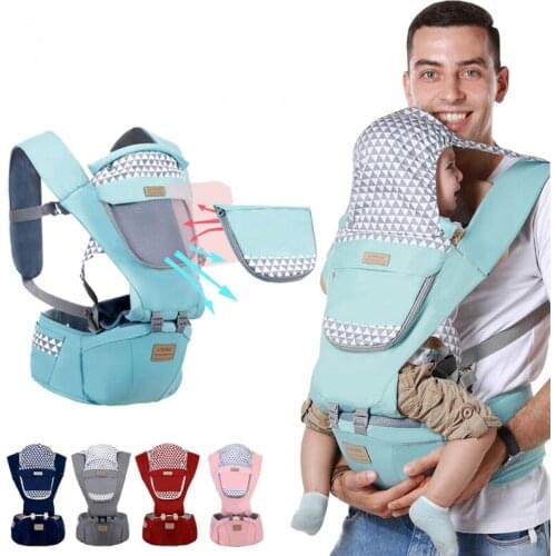 Ergonomic Baby Carrier Infant Kid Baby Hipseat Sling Front Facing Kangaroo Baby Wrap Carrier For Baby Travel 0-36 Months